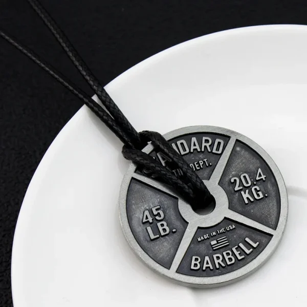 TYGC Barbell Bro Necklace