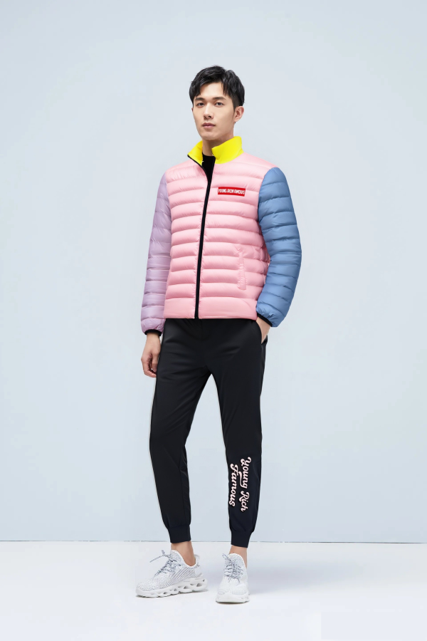 YRF Multi-Color Stand Collar Puffer – "Make Noise Without Saying a Word"